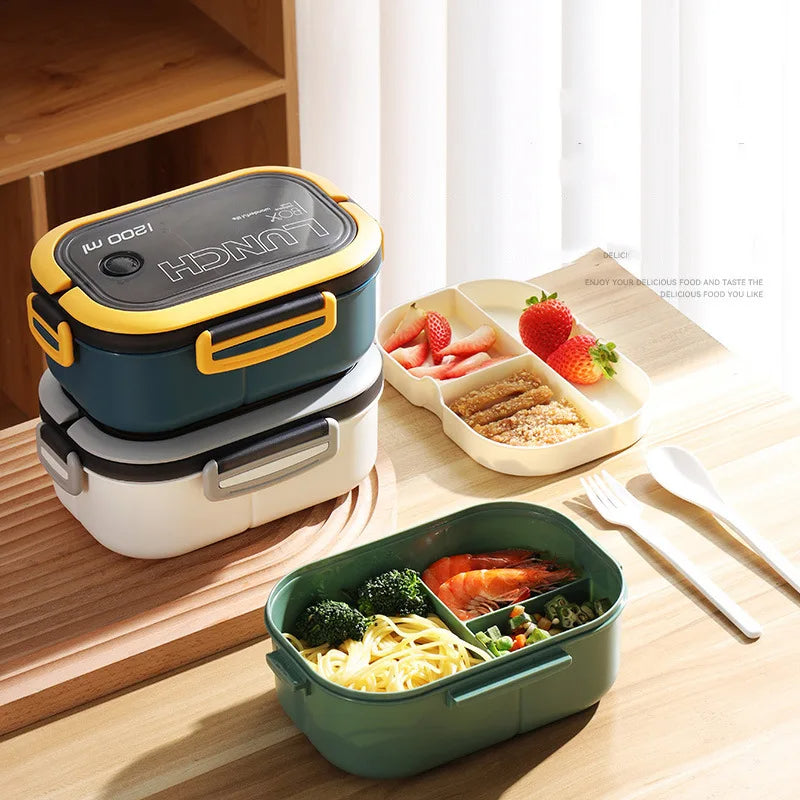 Leak-Resistant Kids Bento Lunch Box for School & Travel