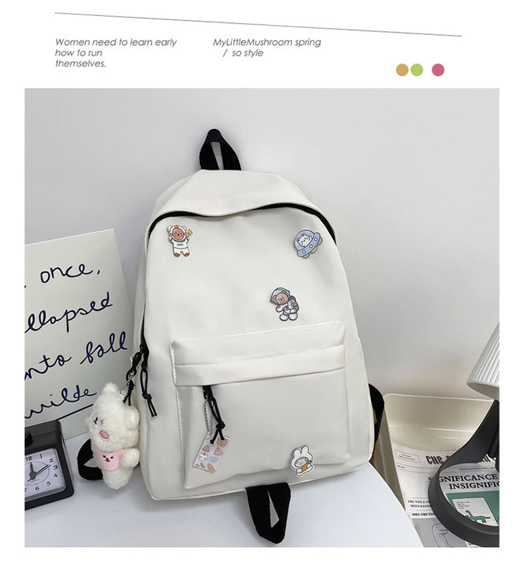 Large Capacity Student Backpack for Women – Lightweight School & Campus Bookbag