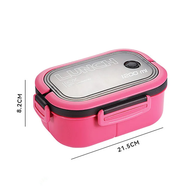 Leak-Resistant Kids Bento Lunch Box for School & Travel