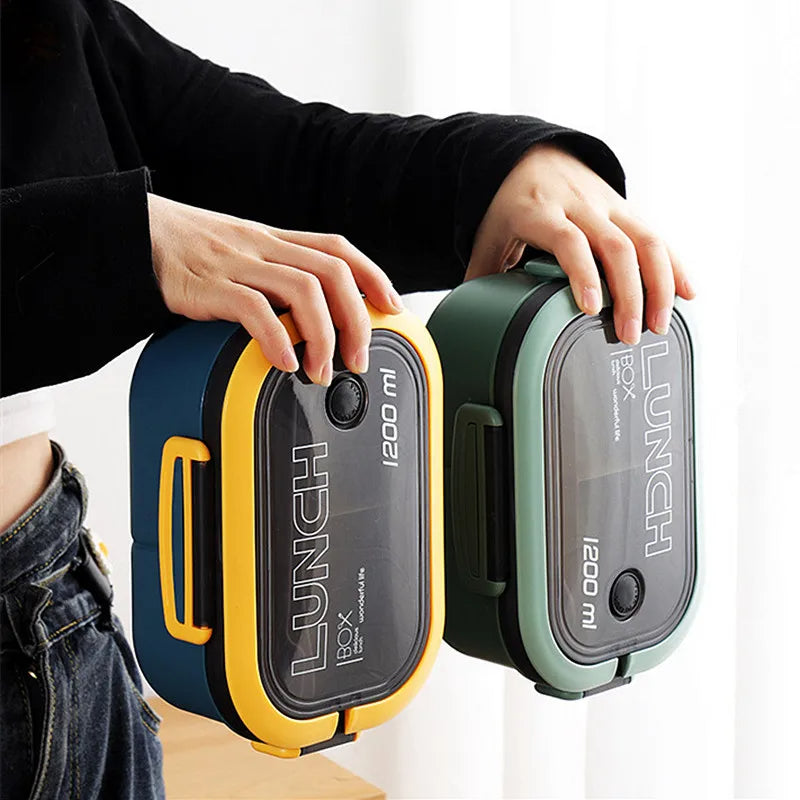 Leak-Resistant Kids Bento Lunch Box for School & Travel
