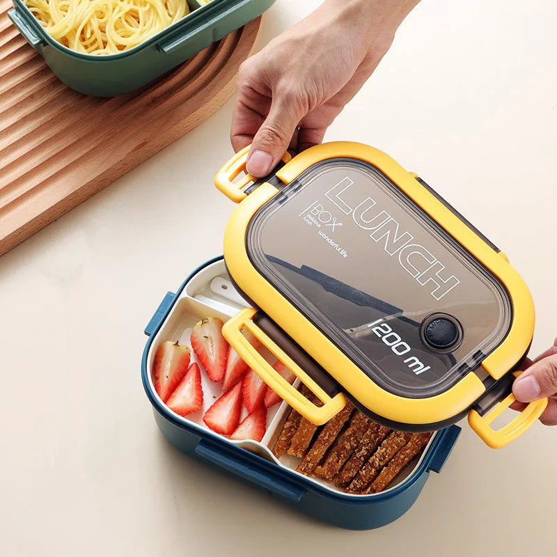Leak-Resistant Kids Bento Lunch Box for School & Travel