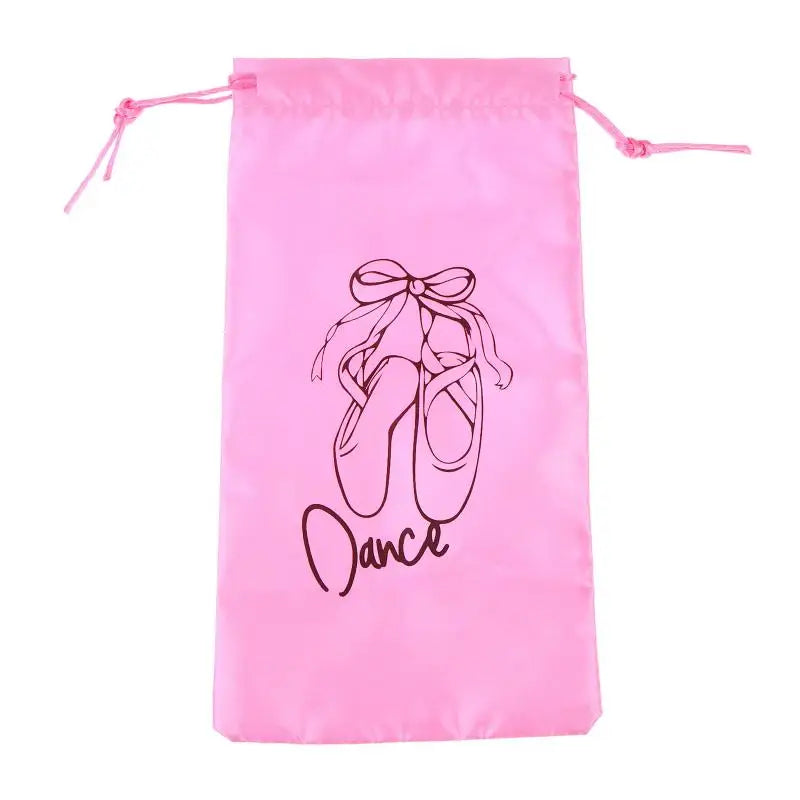 Portable Mesh Dance Bag Breathable Shoes Storage Pouch Girls Ballet Organizer Bags Shoe Pouches Bag Drawstring Dance Shoes Pouch